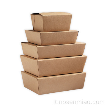 Profesionali popierinė priešpiečių dėžutės salotų dėžutė išsinešimui